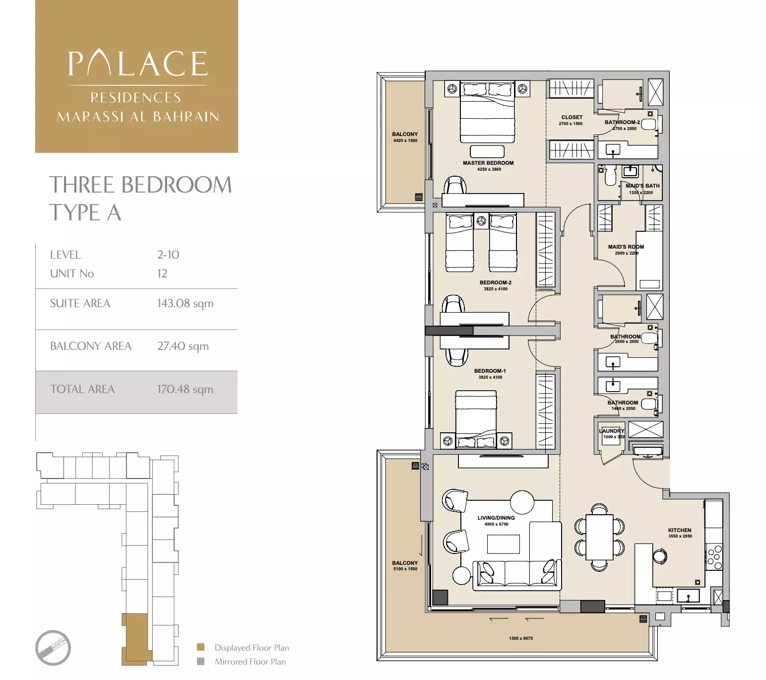 Unit floor plan image