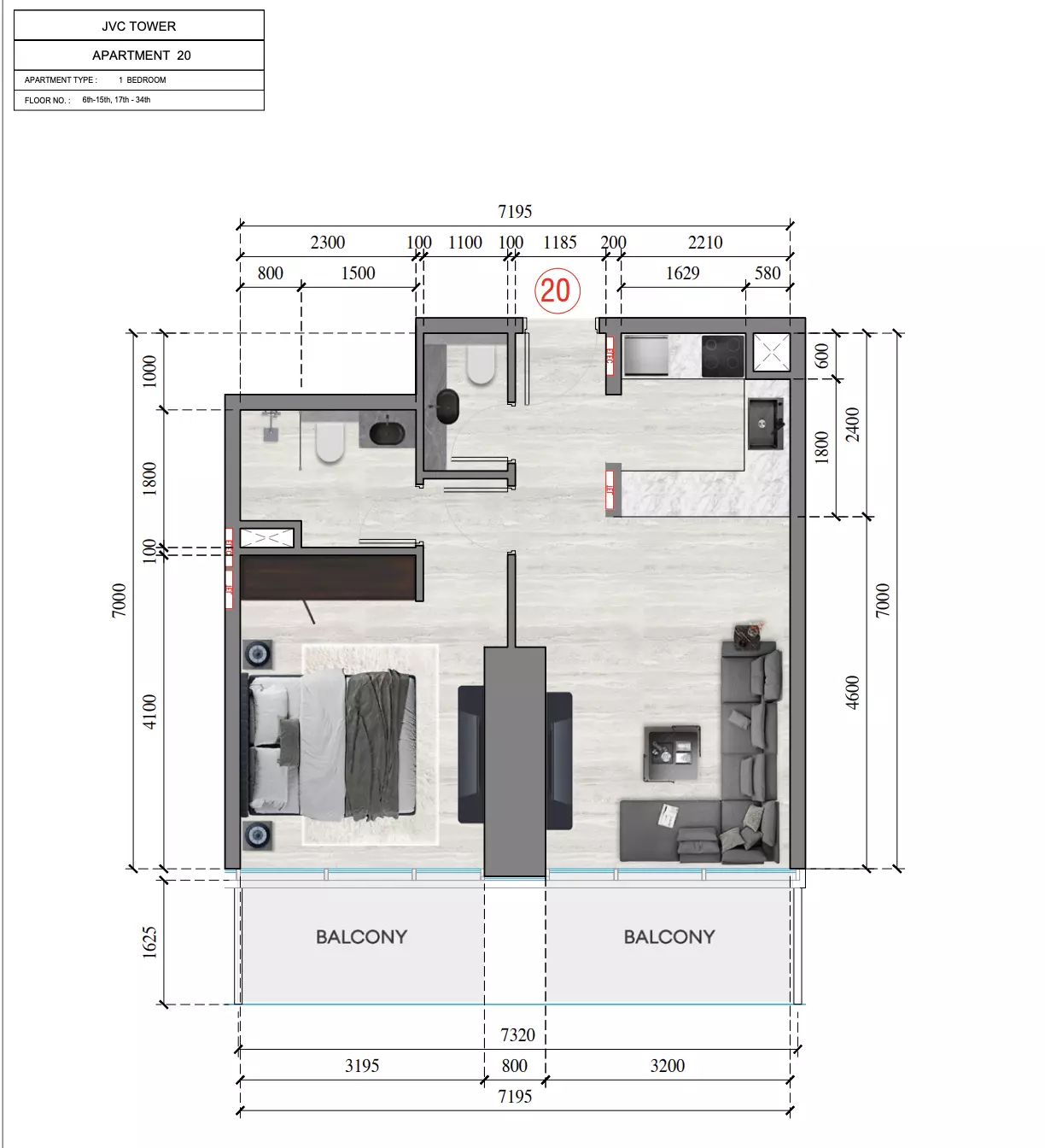 Unit floor plan image