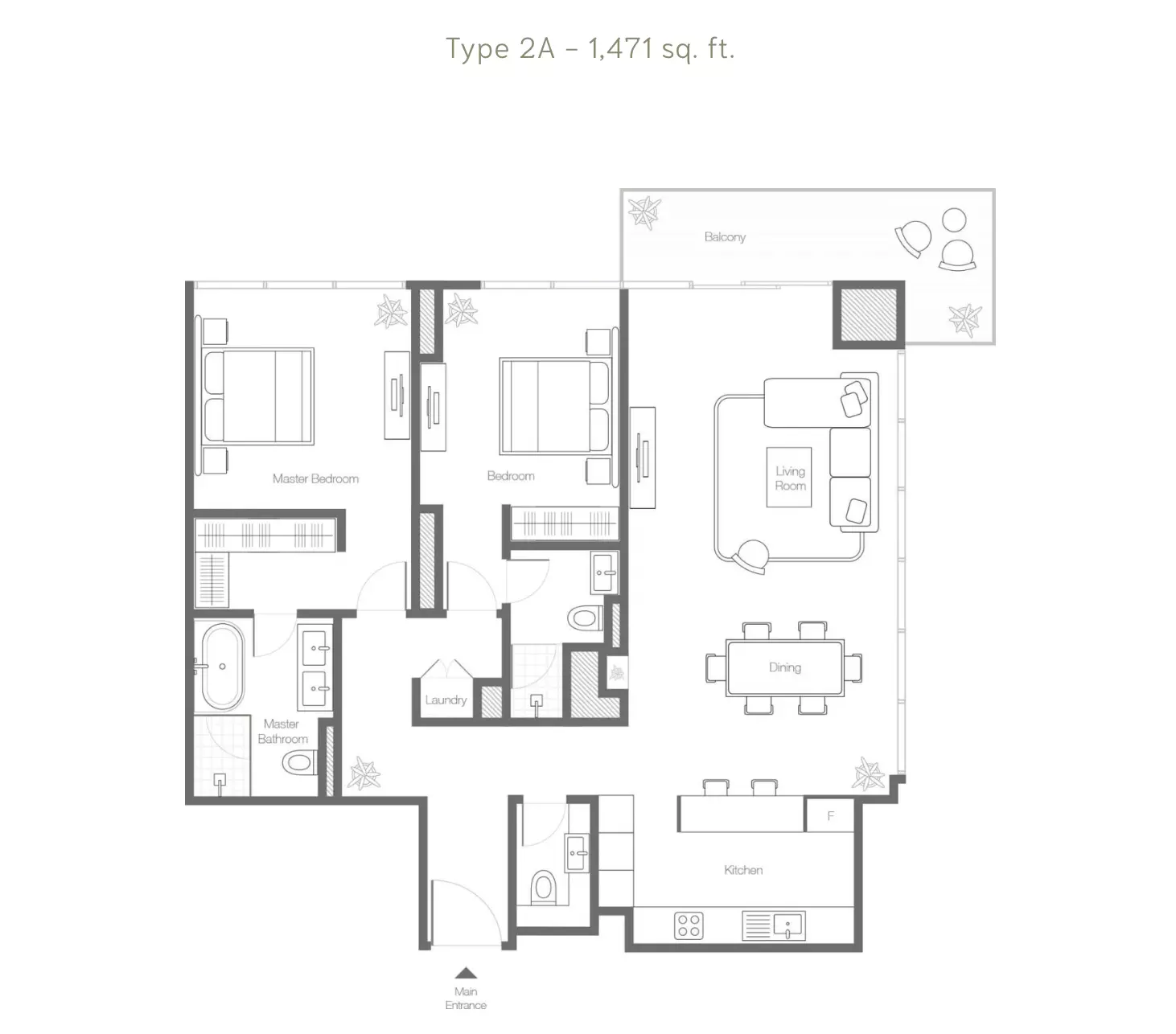 Unit floor plan image
