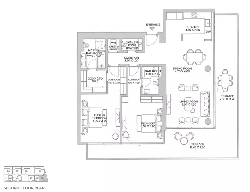 Unit floor plan image