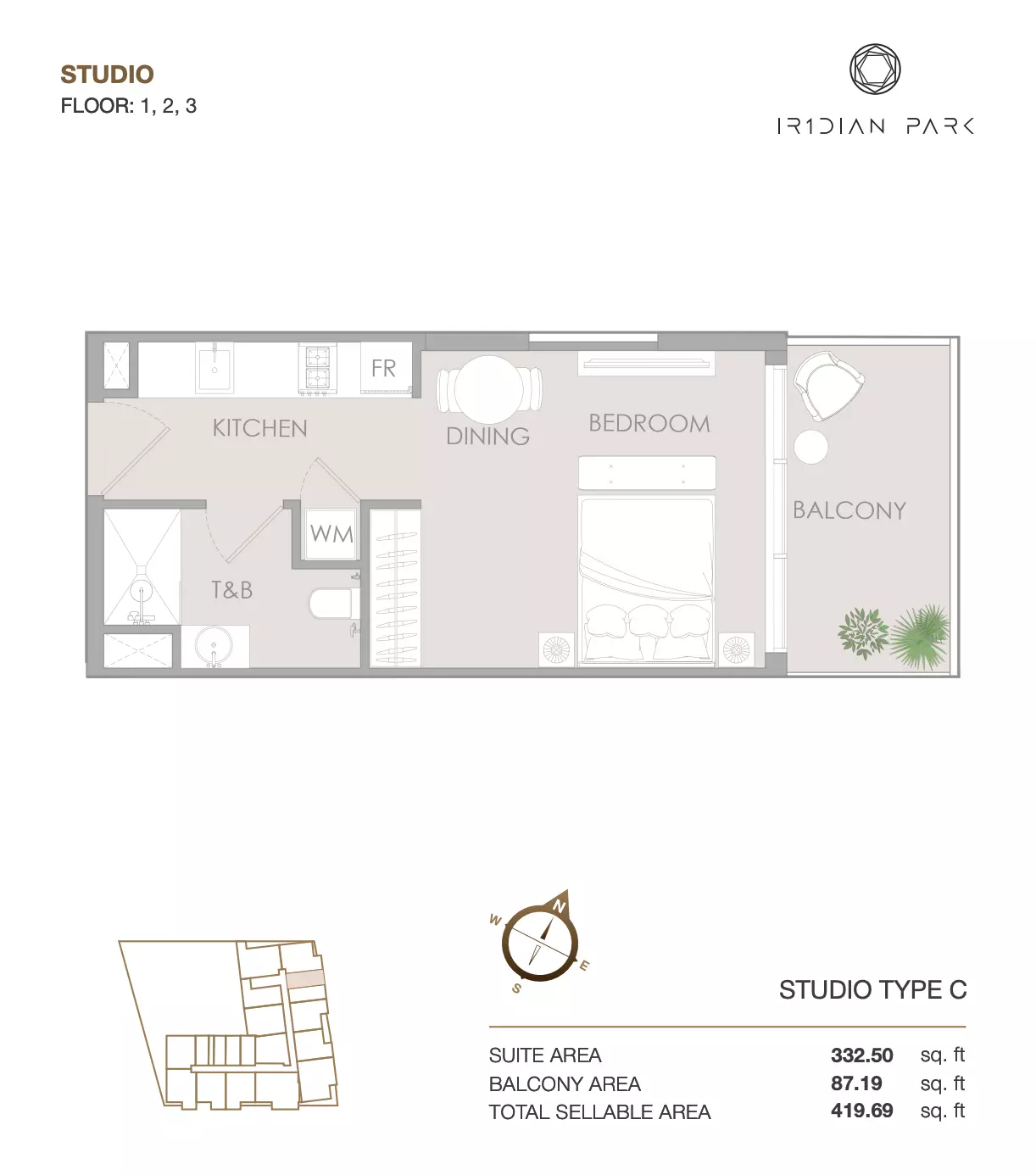 Unit floor plan image