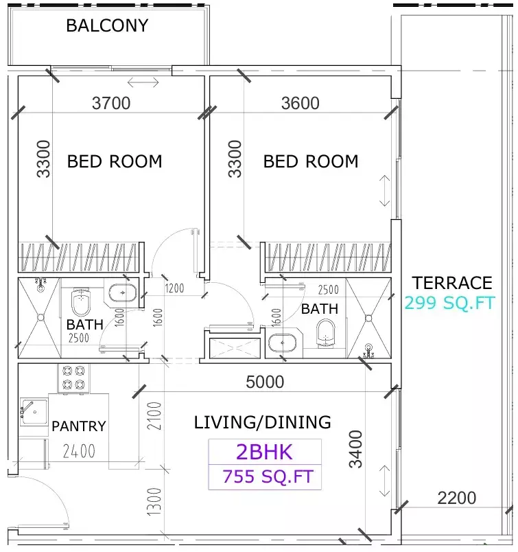 Unit floor plan image