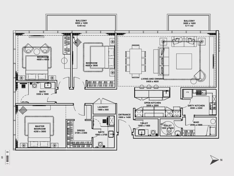 Unit floor plan image
