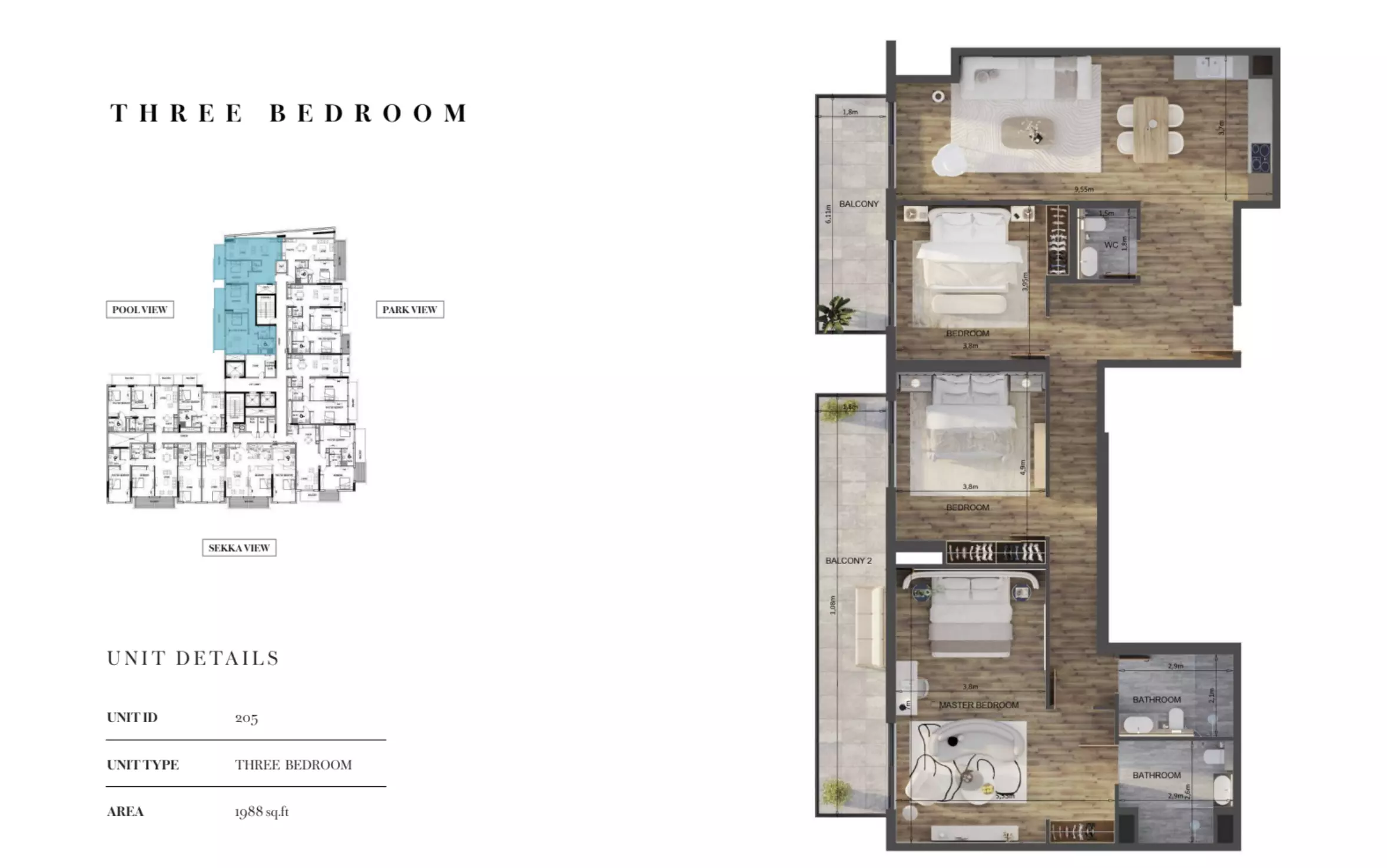 Unit floor plan image