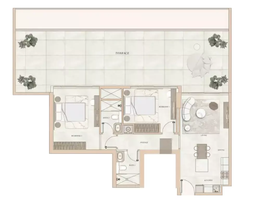 Unit floor plan image