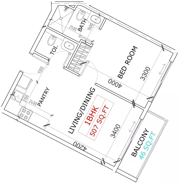 Unit floor plan image