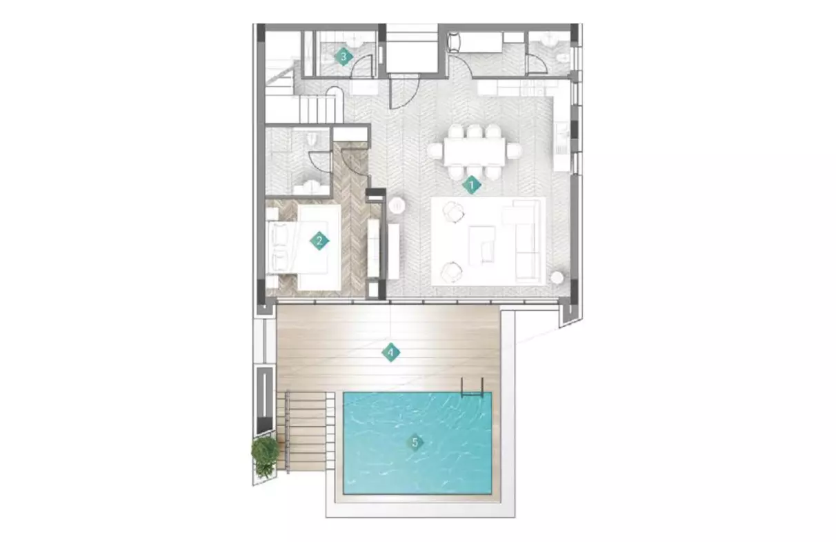 Unit floor plan image