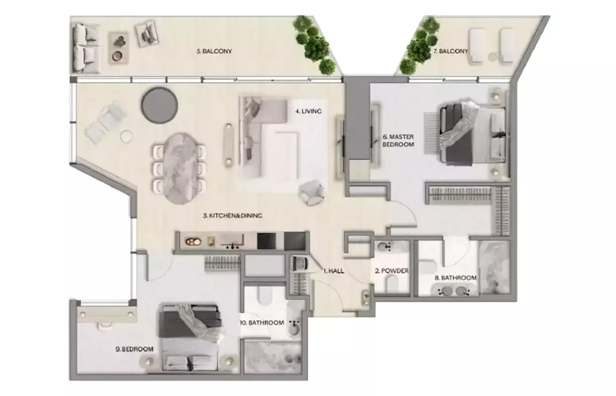 Unit floor plan image