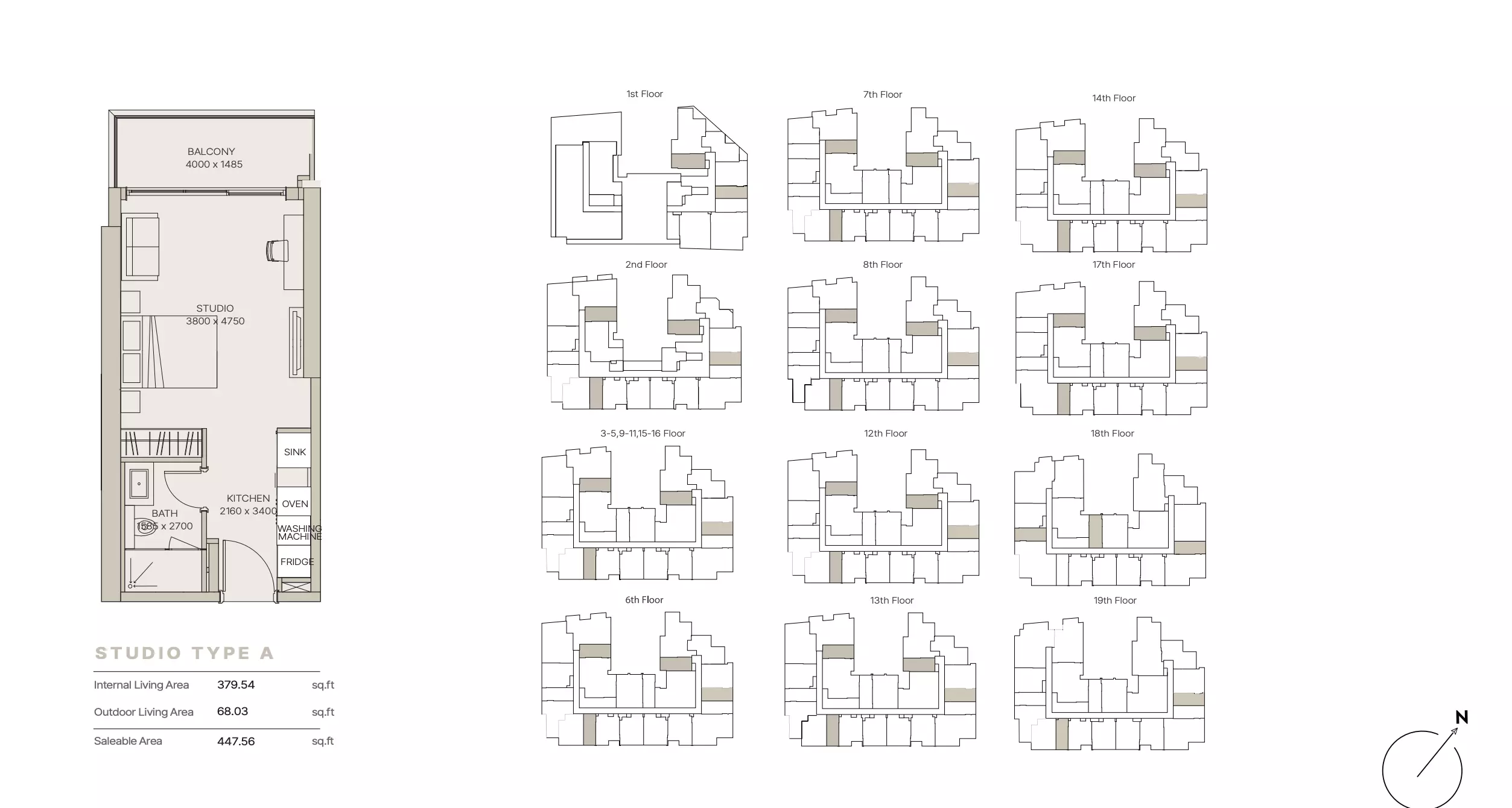 صورة مخطط ارضية الوحدة