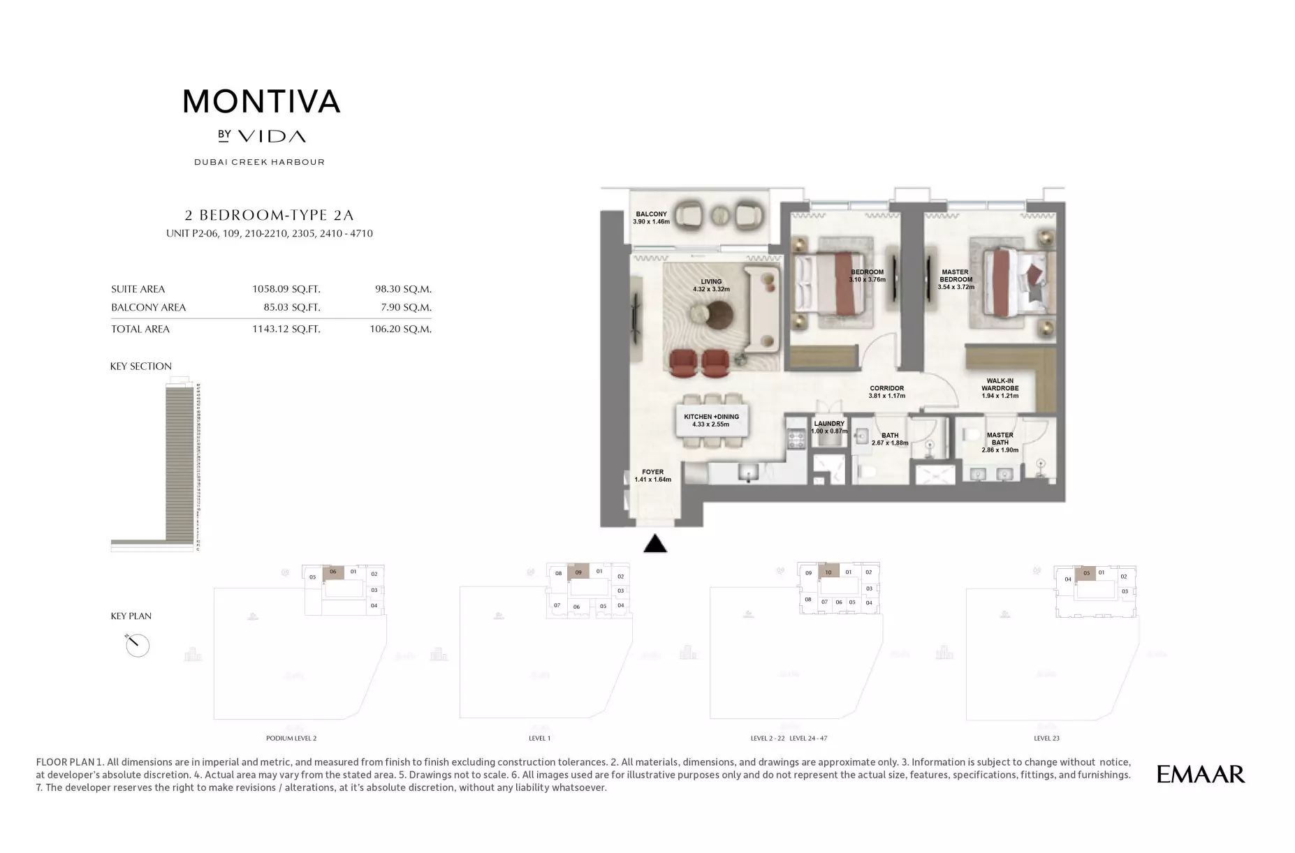 Unit floor plan image
