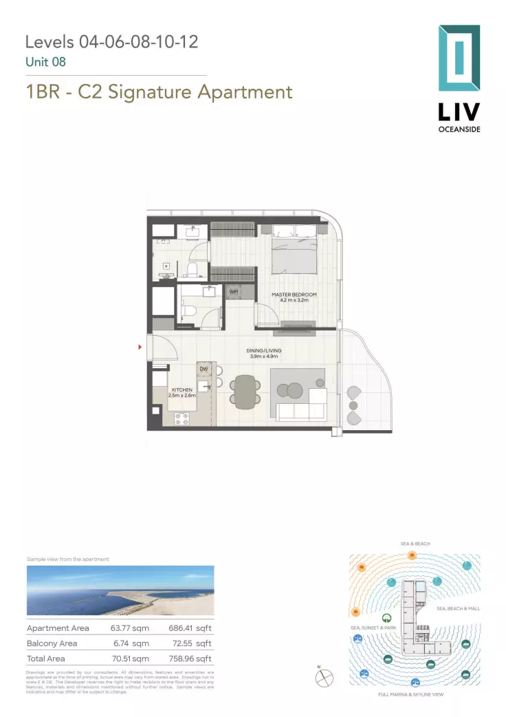 Unit floor plan image