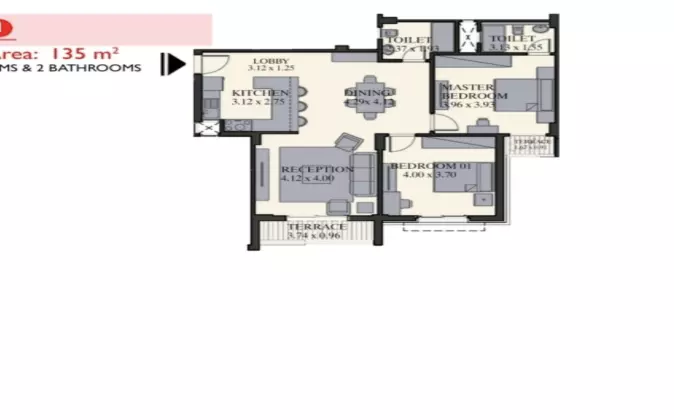 Unit floor plan image