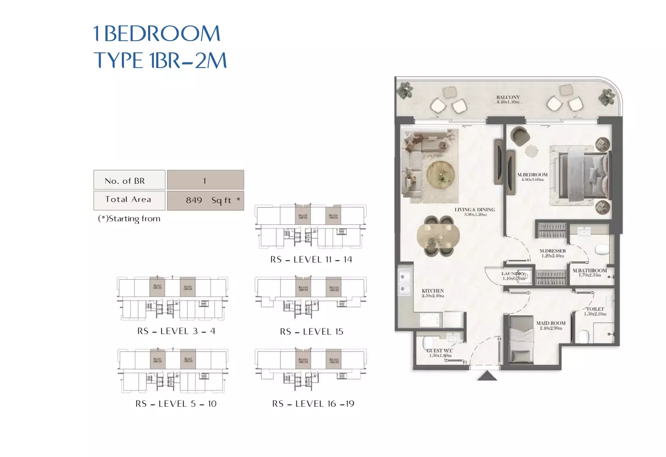 Unit floor plan image