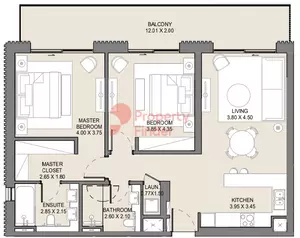 Jomana B7-Type B Level 5, 2 beds