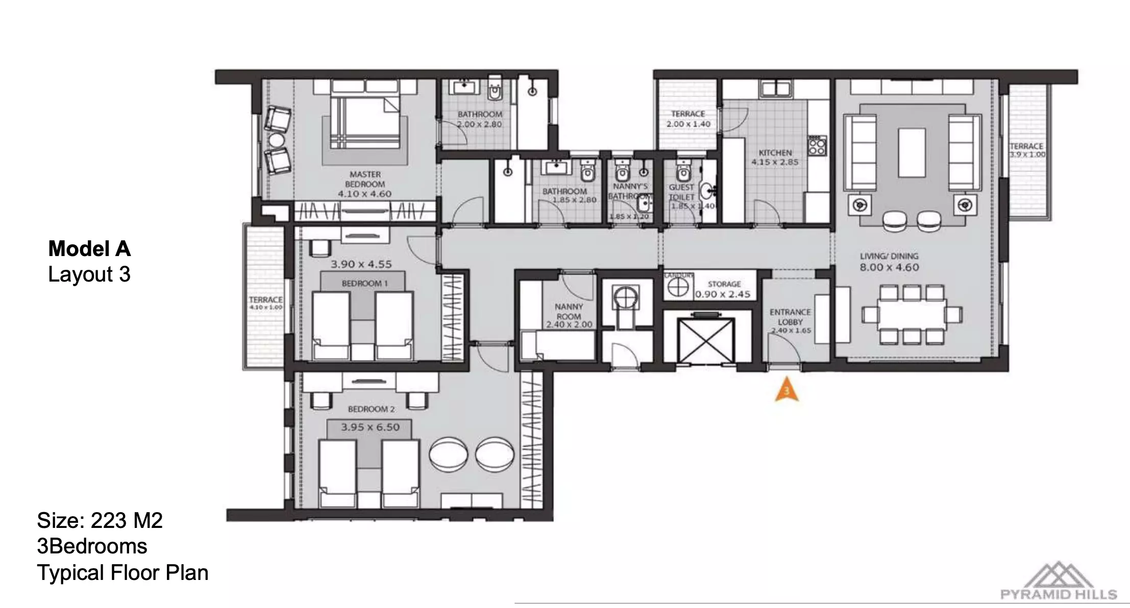 Unit floor plan image