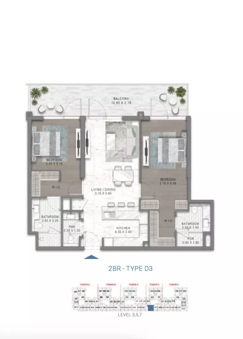 Unit floor plan image