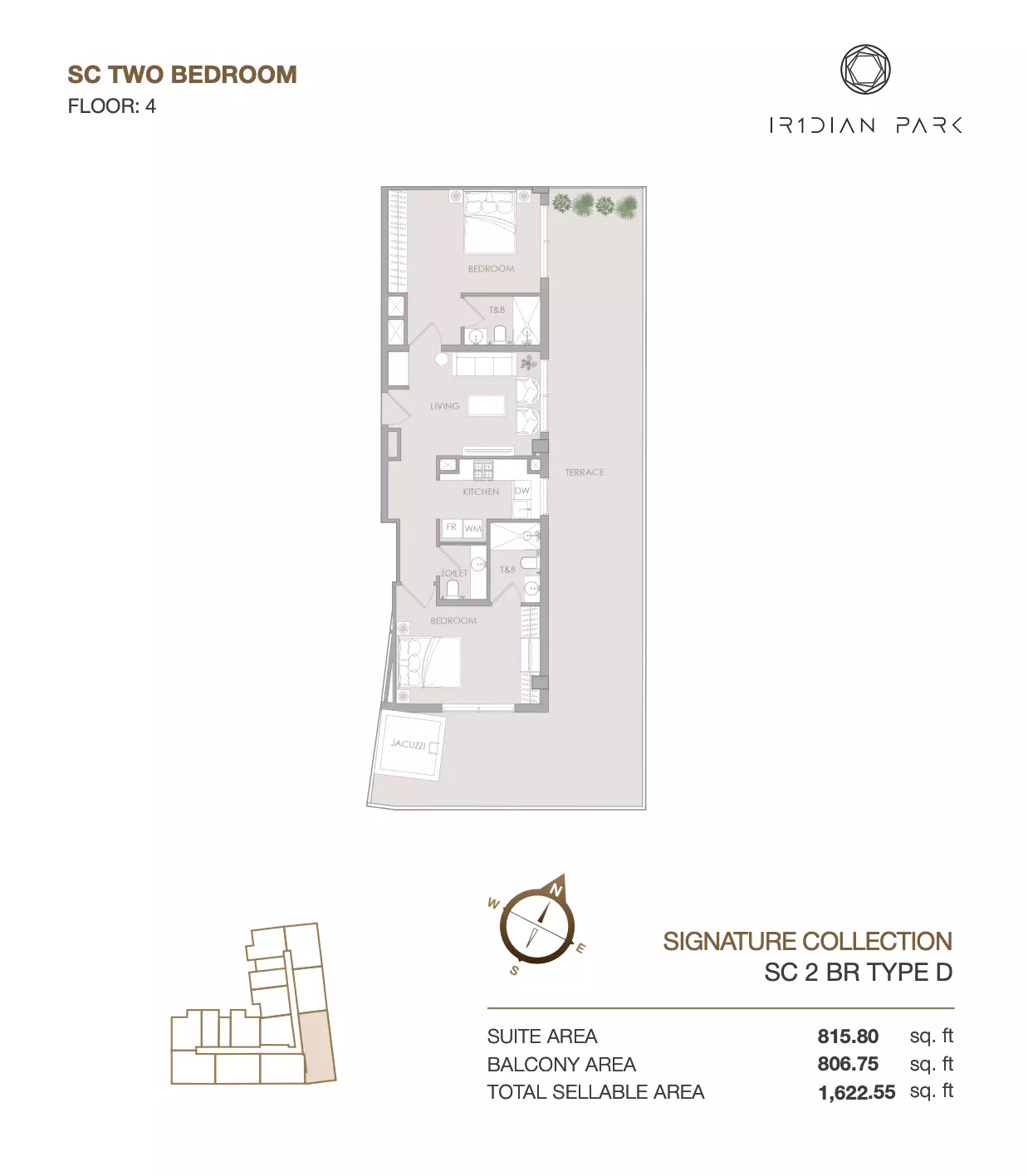 Unit floor plan image