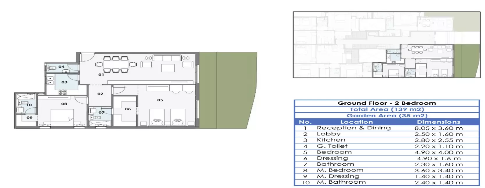 صورة مخطط ارضية الوحدة