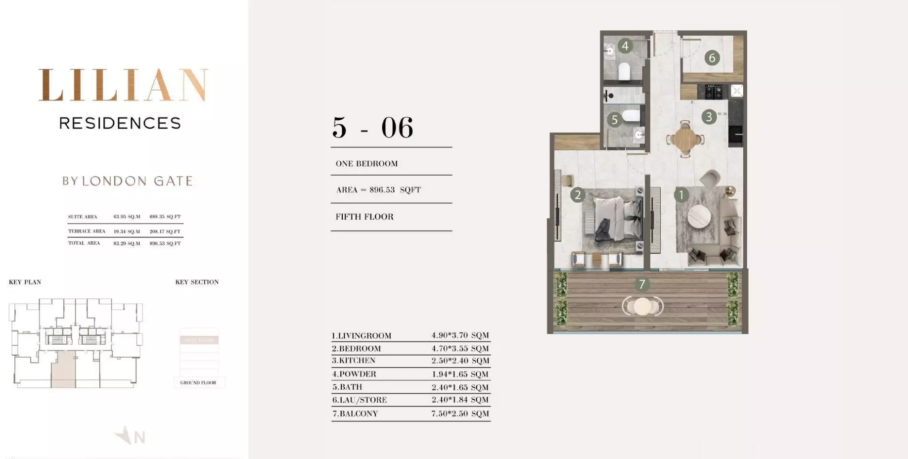Unit floor plan image