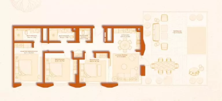 Unit floor plan image