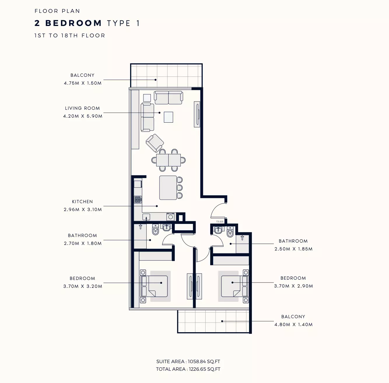 Unit floor plan image