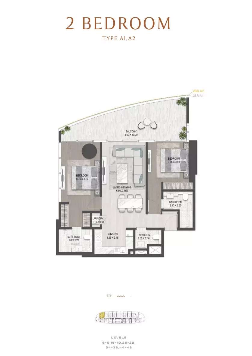 Unit floor plan image