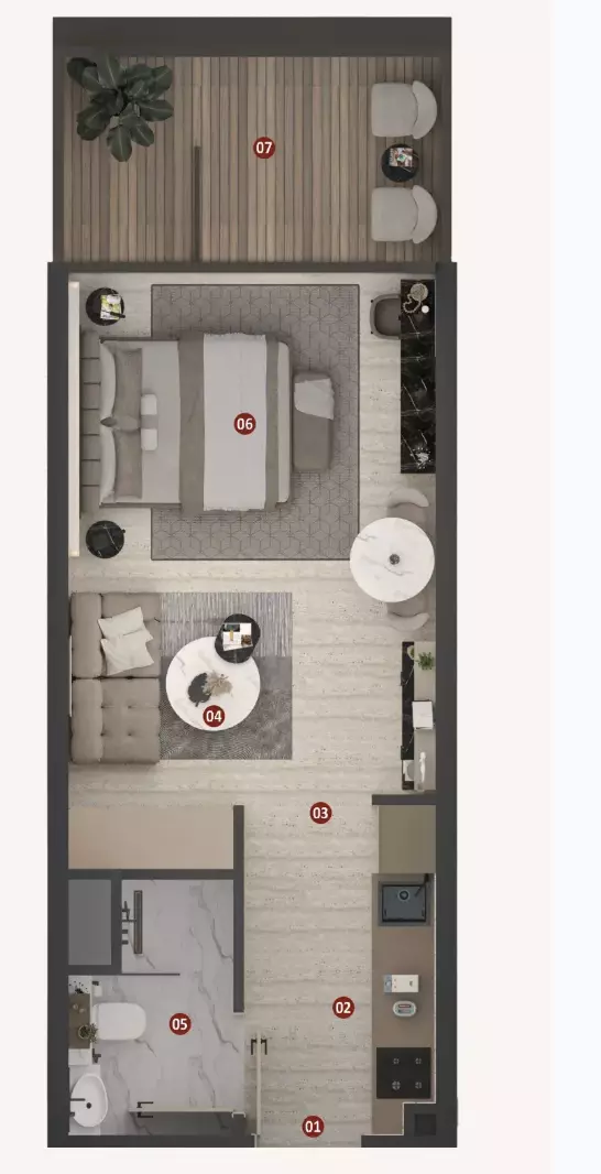 Unit floor plan image