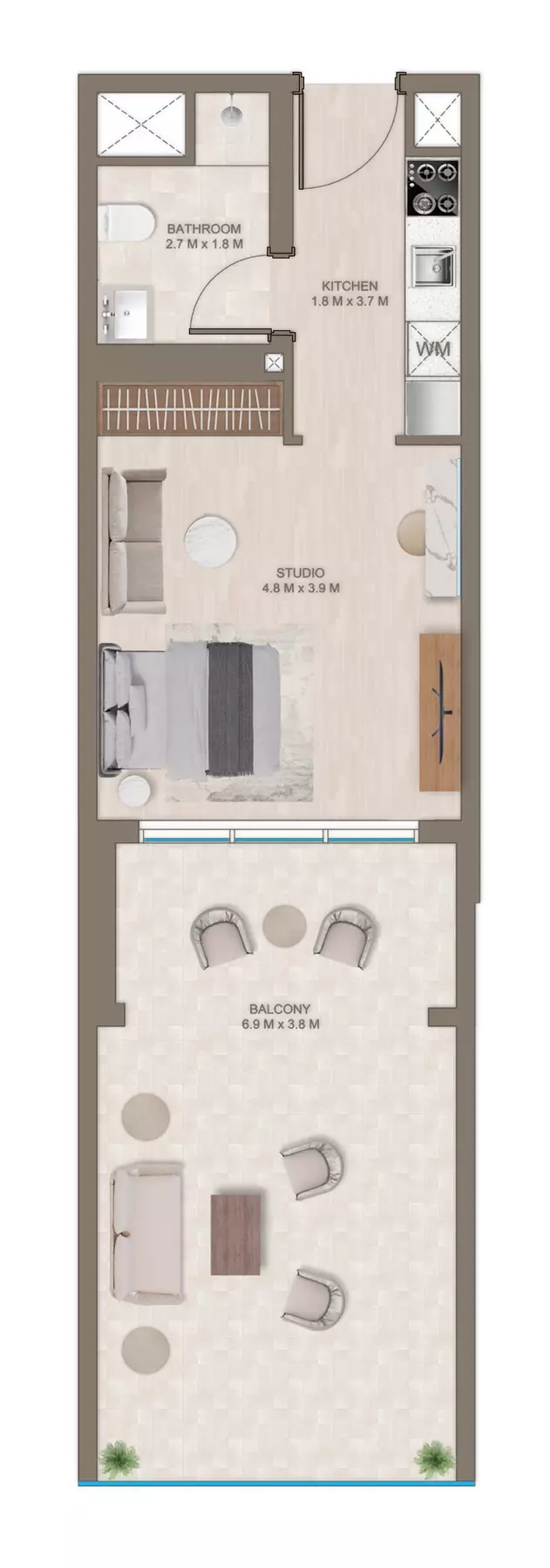 Unit floor plan image