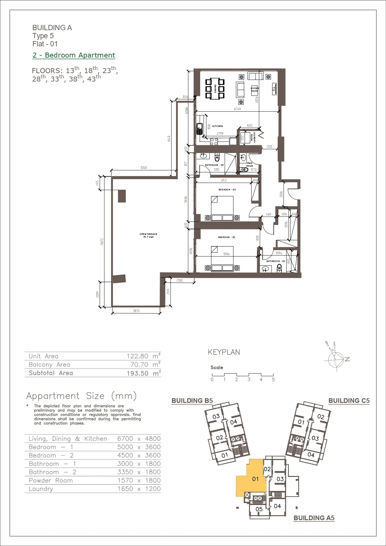 Unit floor plan image
