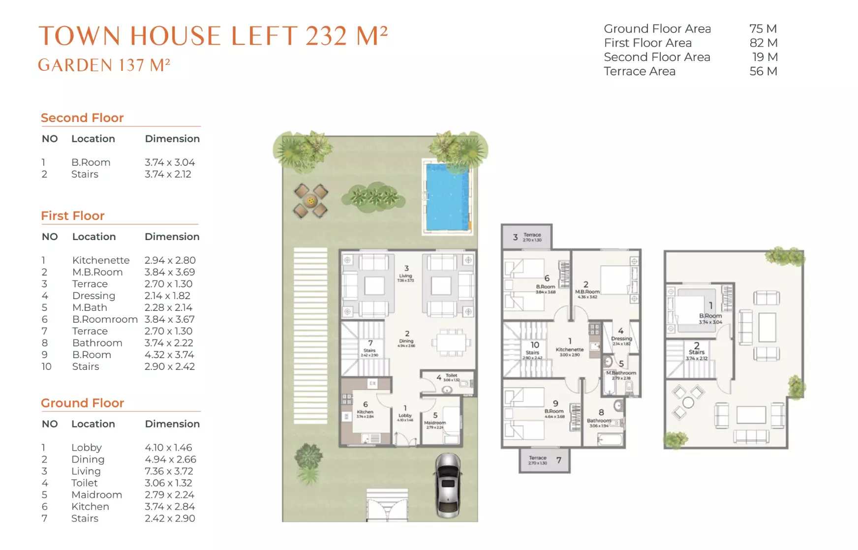 صورة مخطط ارضية الوحدة