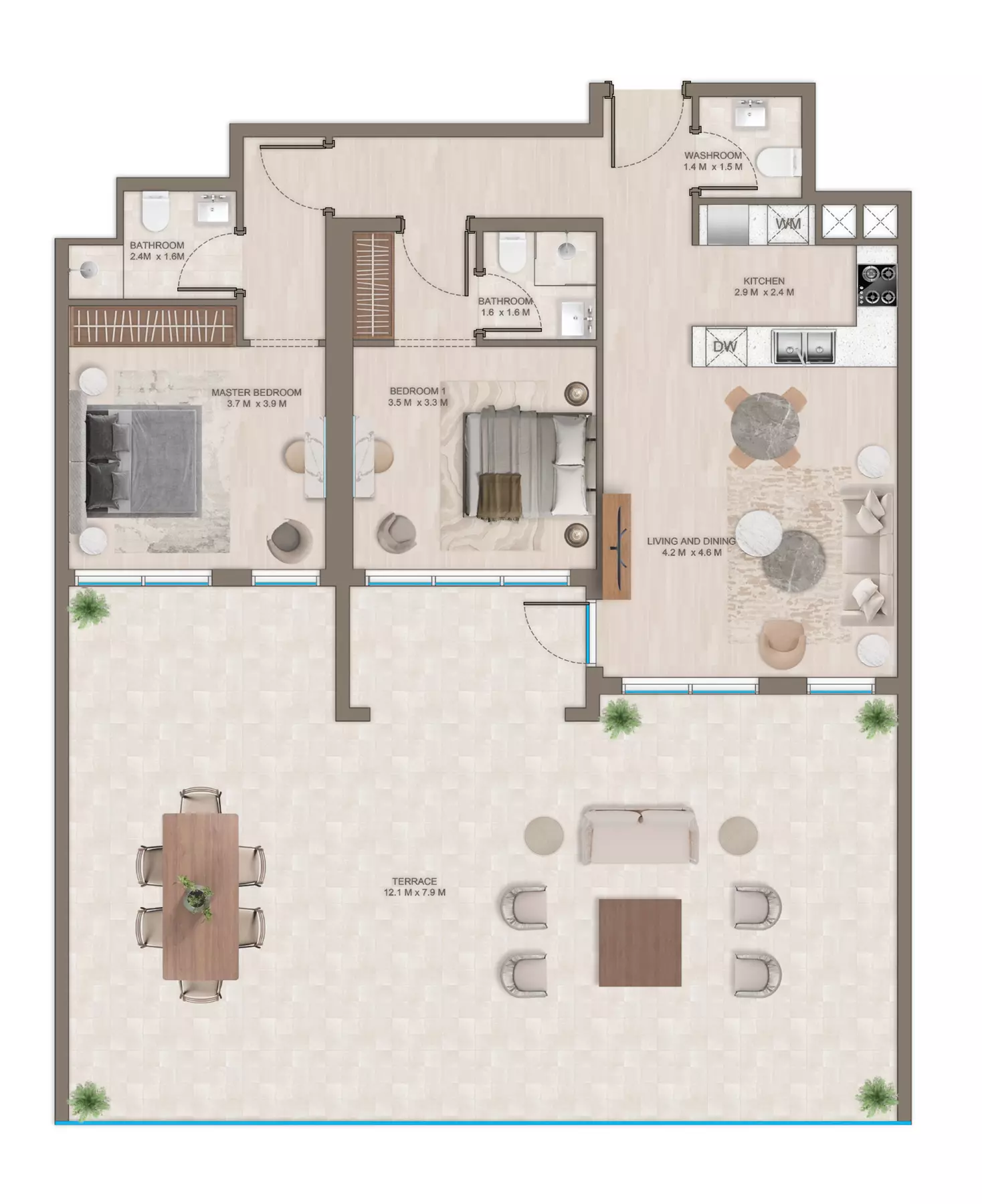 Unit floor plan image