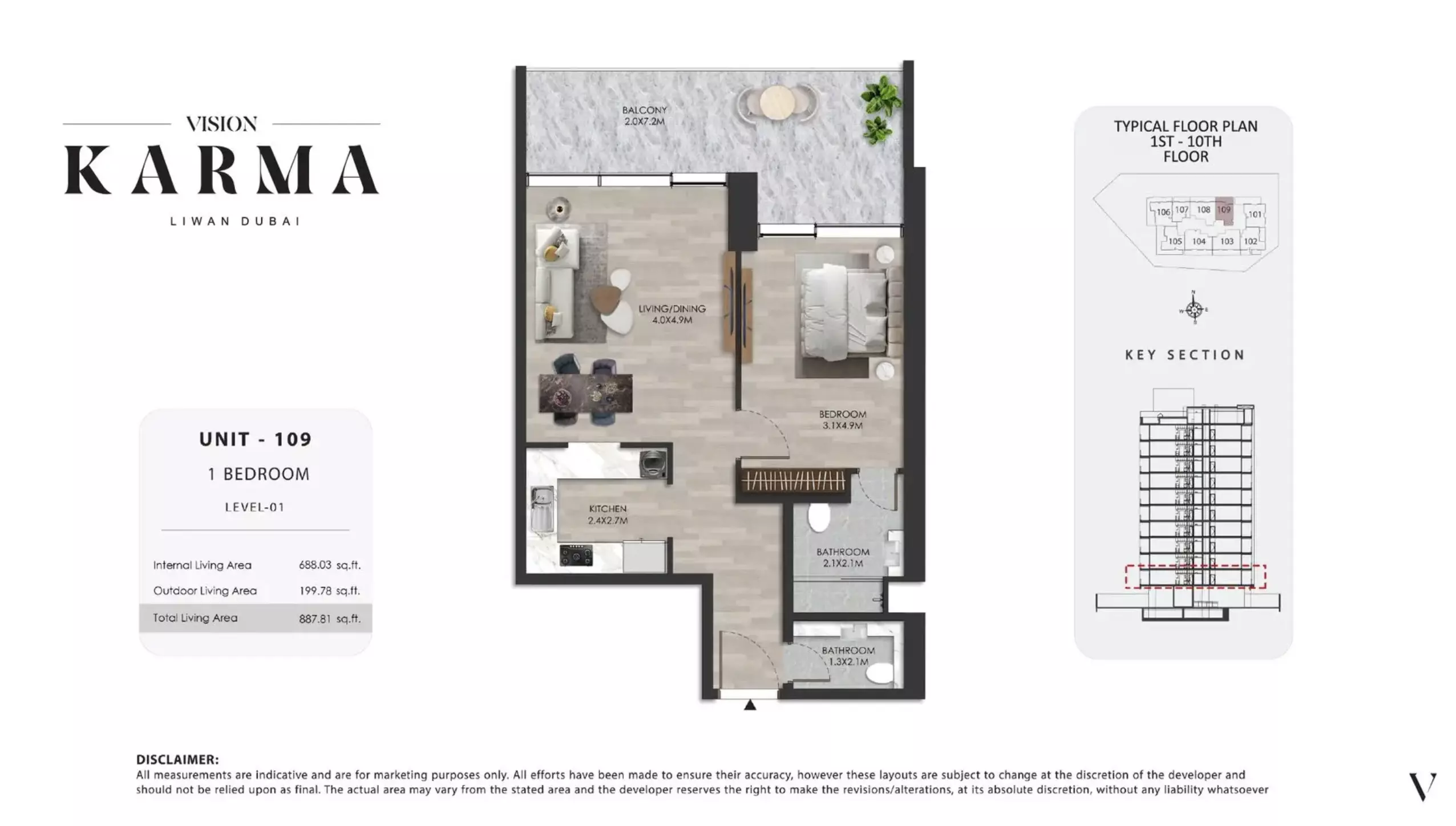 Unit floor plan image