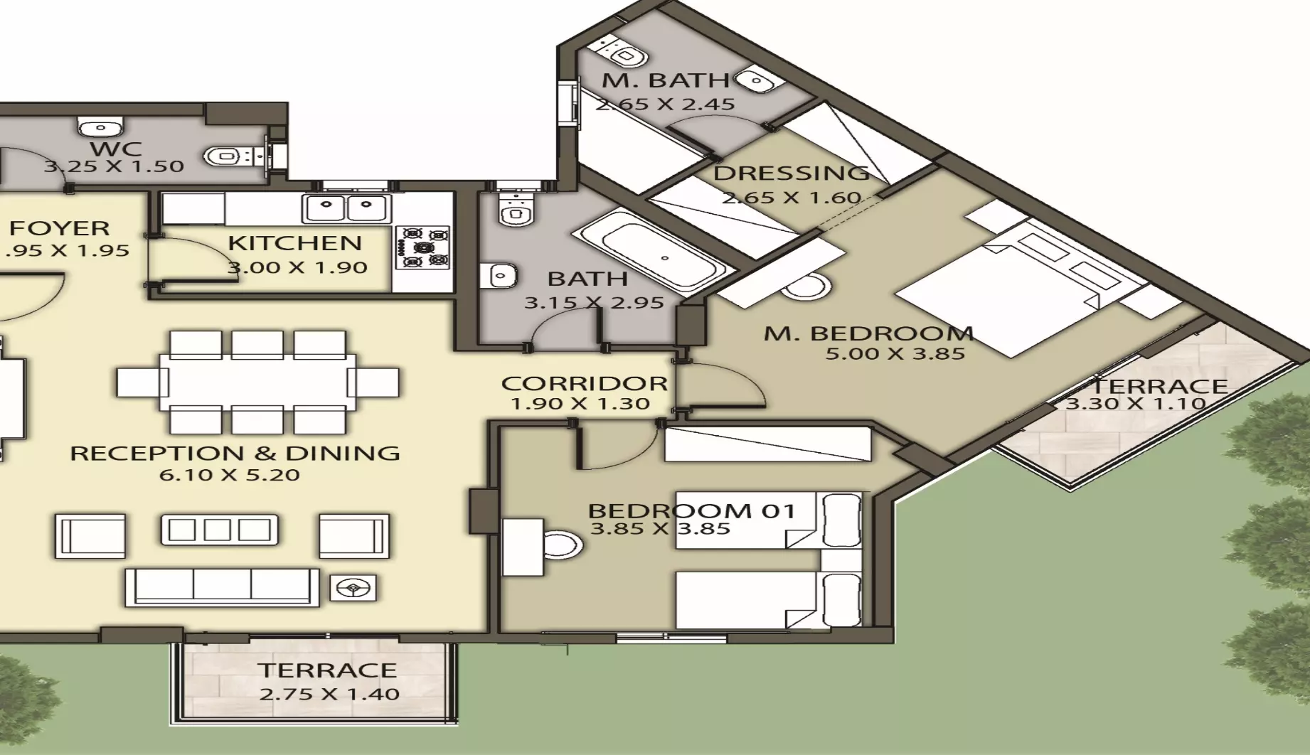 Unit floor plan image