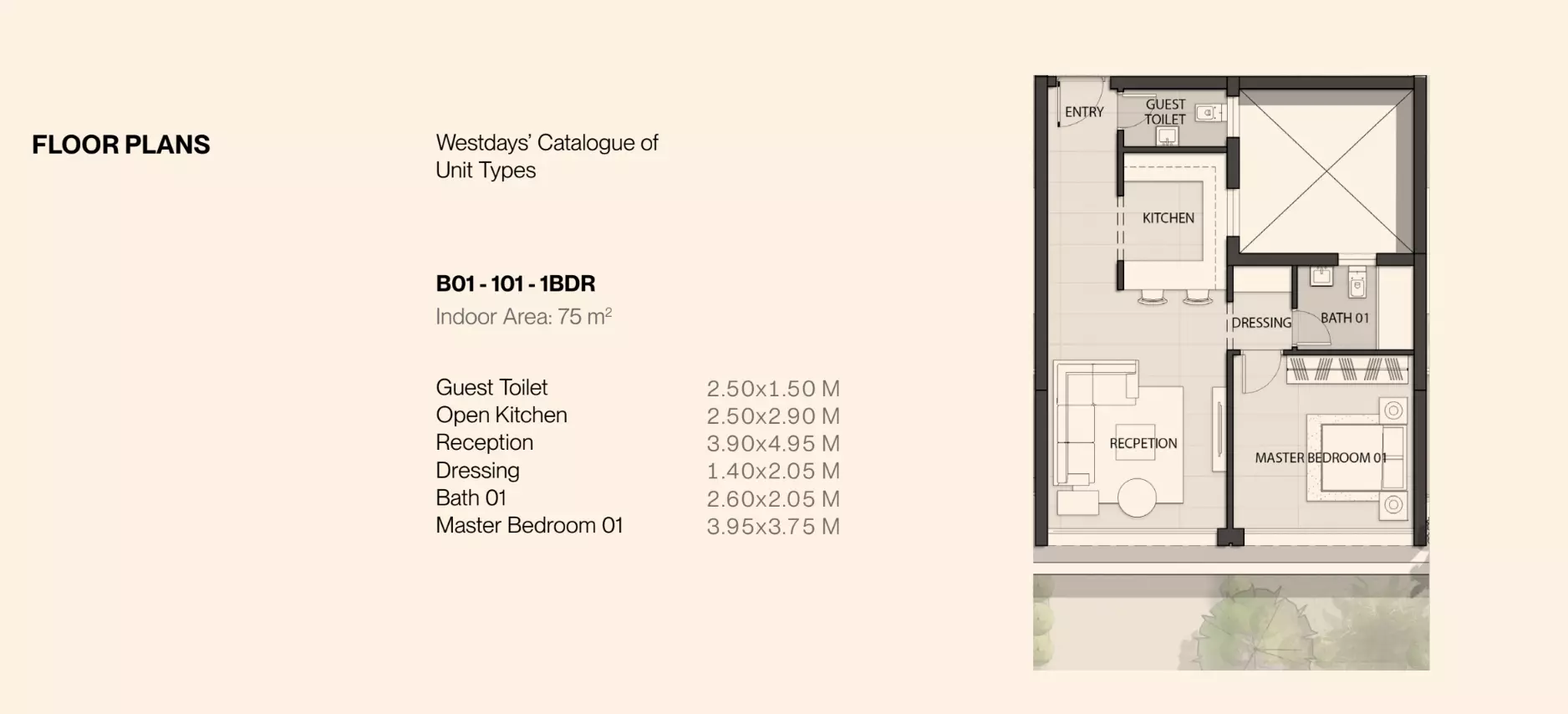 Unit floor plan image