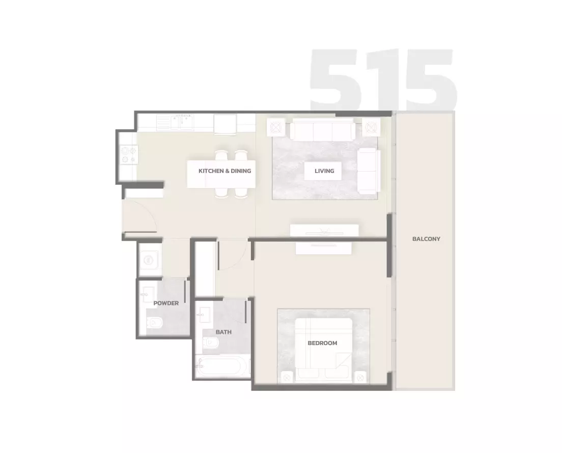 Unit floor plan image
