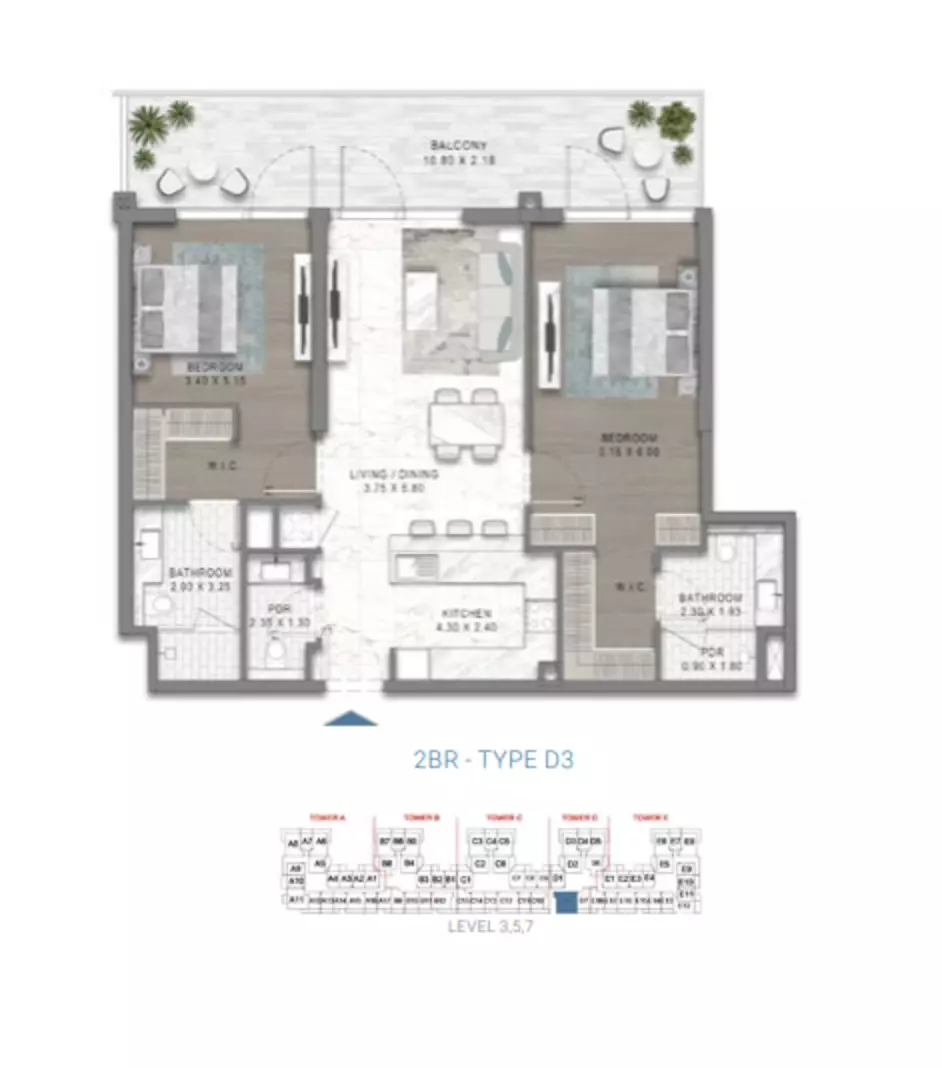 Unit floor plan image
