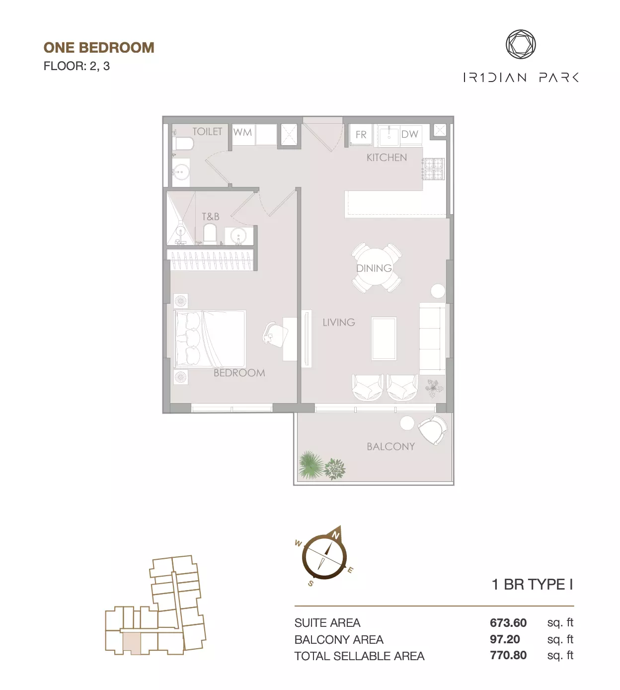 Unit floor plan image