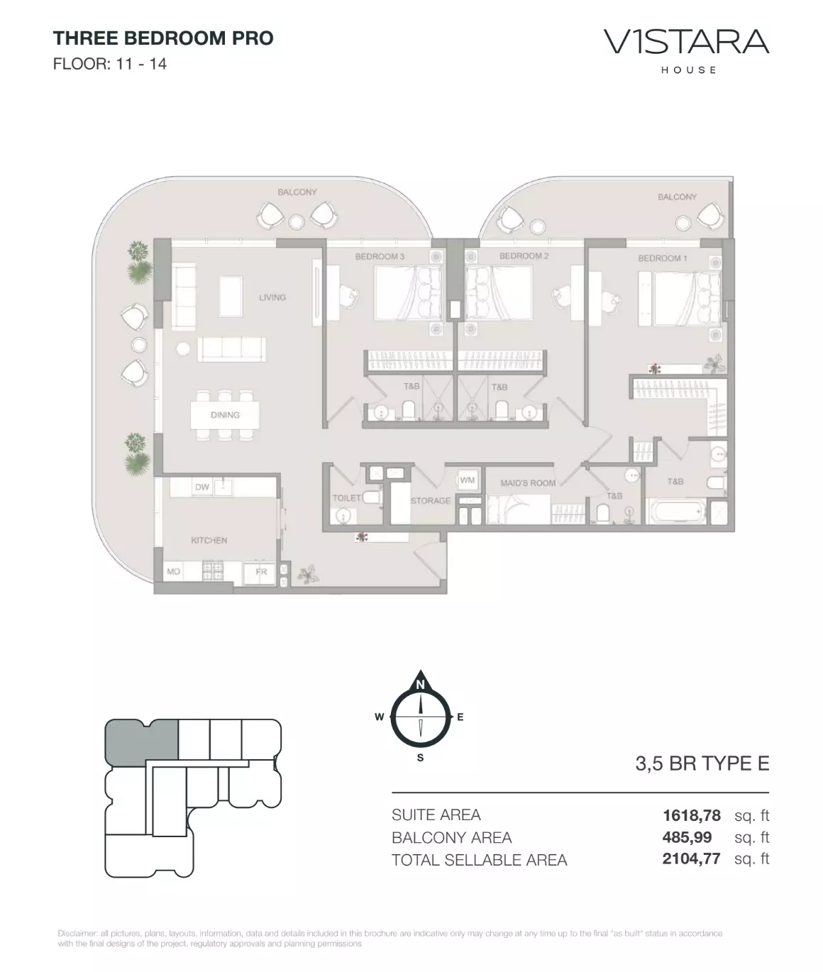 Unit floor plan image