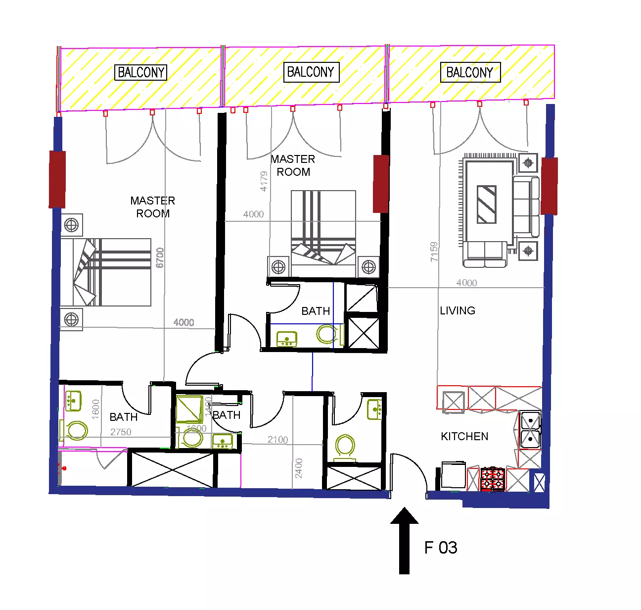 Unit floor plan image