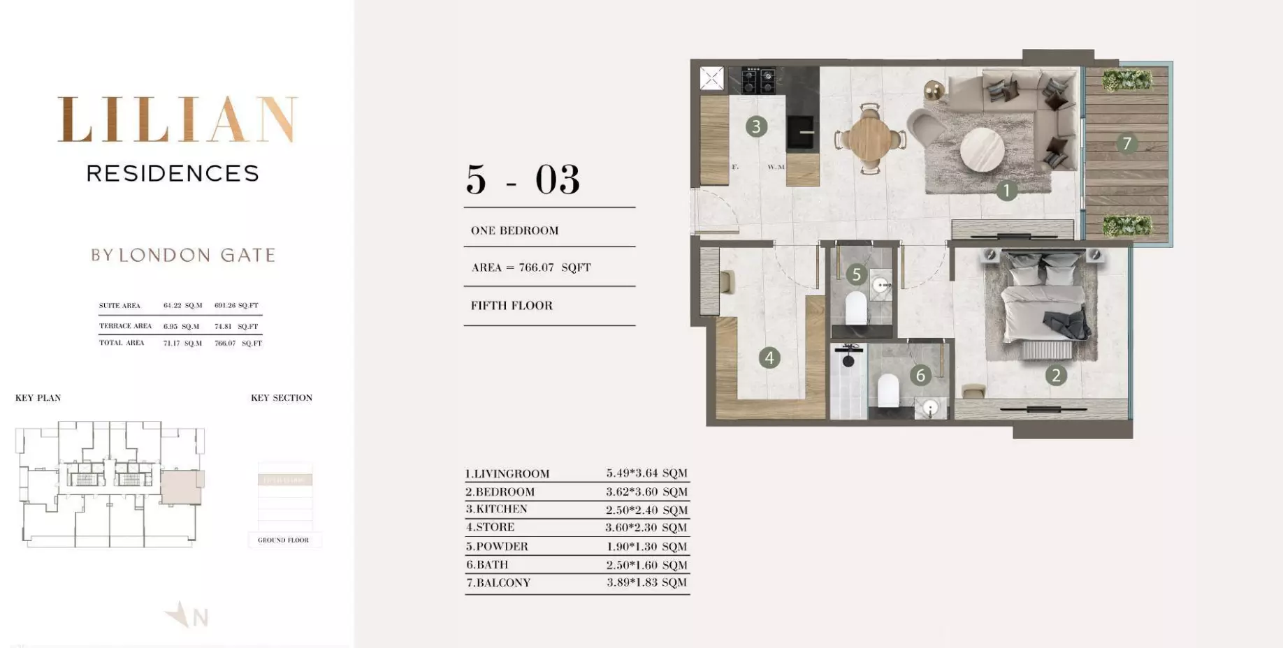 Unit floor plan image