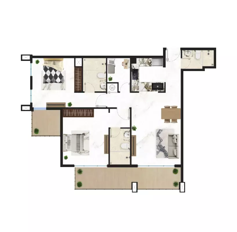Unit floor plan image