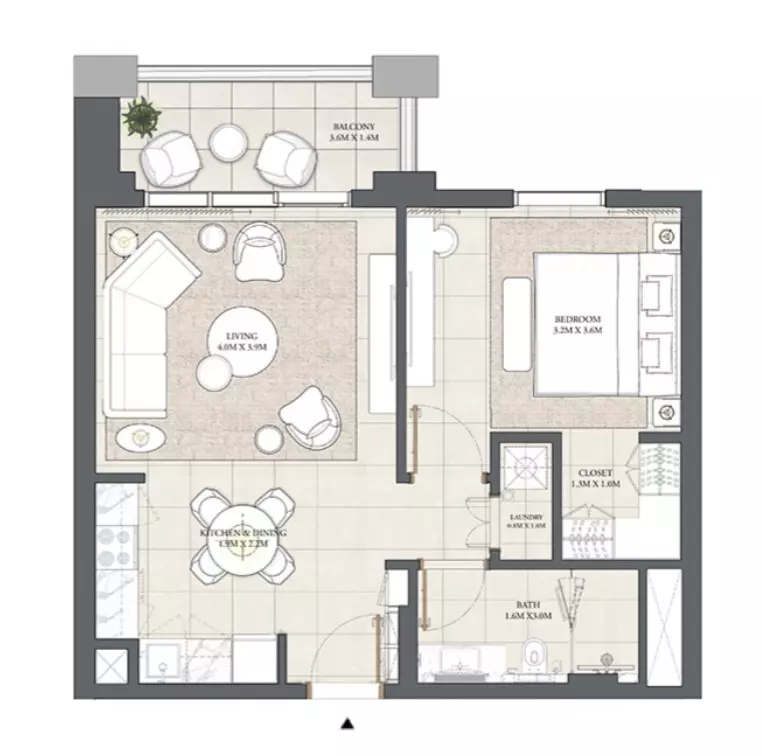 Cedar Creek Beach B2-Level 1, Unit 110, 1 bed