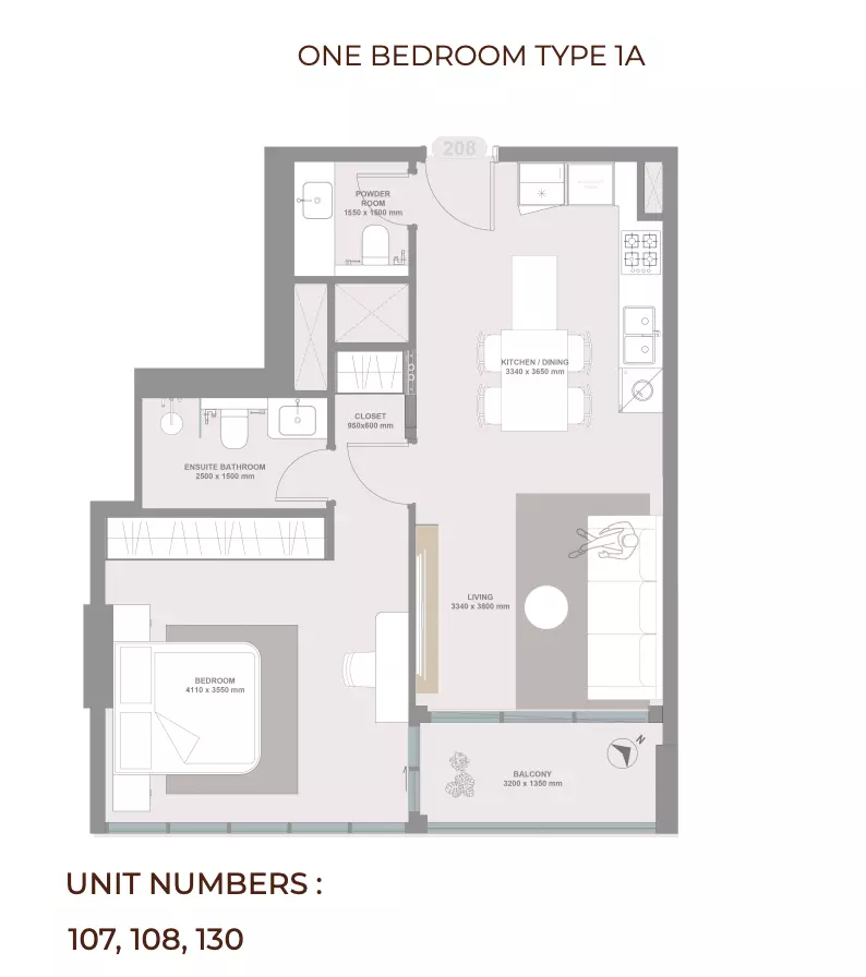 Unit floor plan image