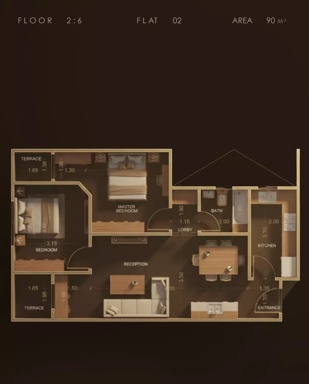 صورة مخطط ارضية الوحدة