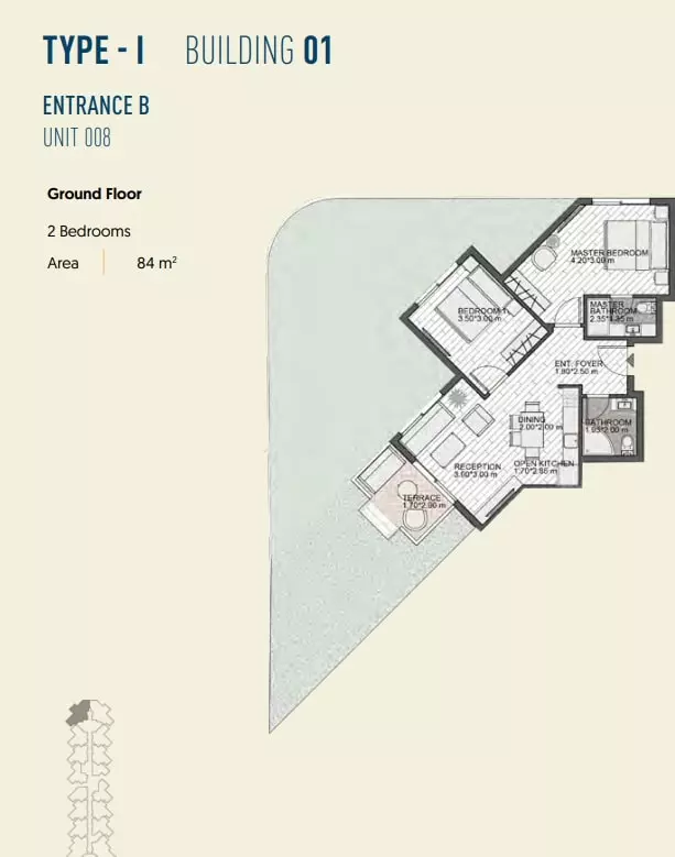 Unit floor plan image