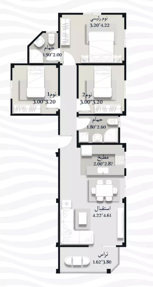 Unit floor plan image