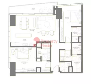Palm Beach Towers T3-level 16-27 unit 13, 2 beds