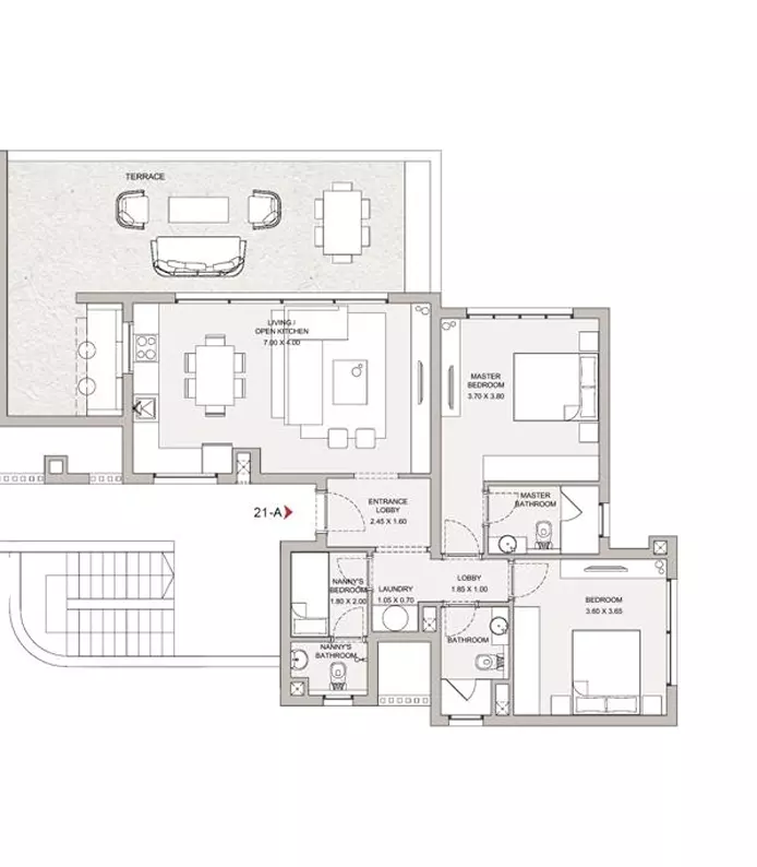 Unit floor plan image