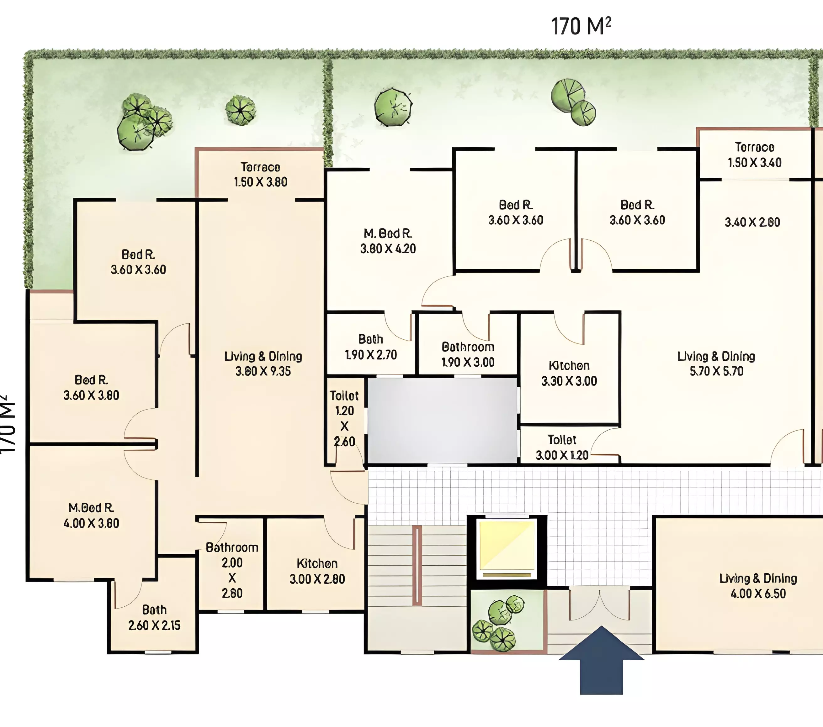 Unit floor plan image