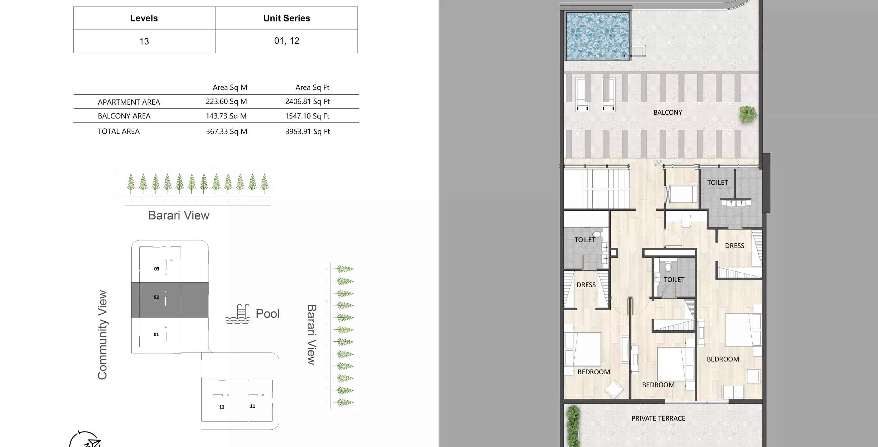 Unit floor plan image